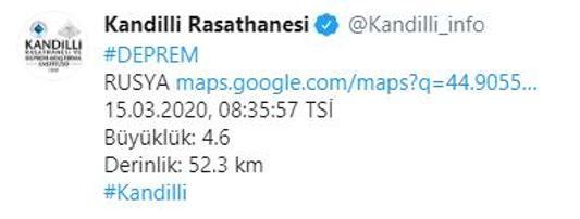 Son dakika deprem haberleri: Karadenizde 4.0 büyüklüğünde deprem