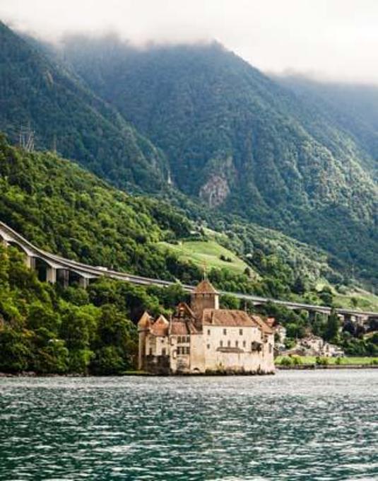 İsviçre’nin en çok ziyaret edilen Şatosu ‘Château da Chillon’