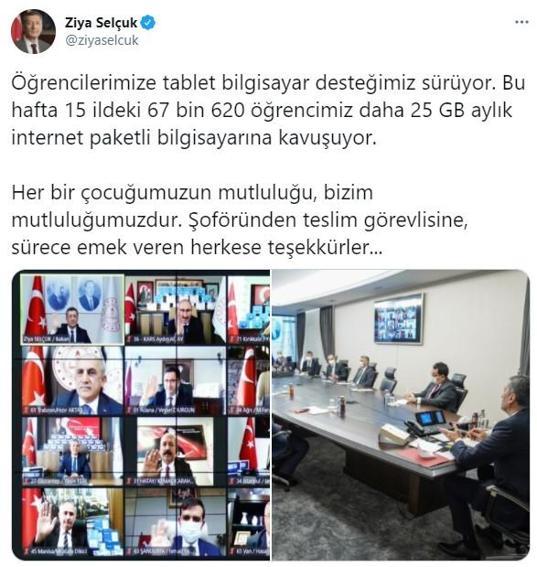 Son dakika... Milli Eğitim Bakanı Ziya Selçuk duyurdu 15 ilde öğrencilere dağıtılacak