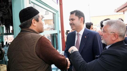 Bakan Kurum’dan Çorum esnafına ziyaret