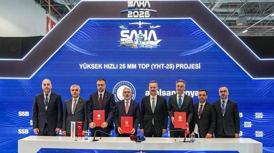 SSB ile ASELSAN Konya arasında yüksek hızlı top sözleşmesi imzalandı
