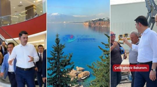 Bakan Kurum, Antalya EXPO Alanı'ndaki COP31 hazırlıklarını inceledi