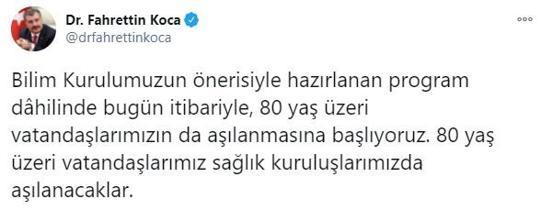 Son dakika... Sağlık Bakanı Koca açıkladı: Bugün itibariyle başlıyoruz