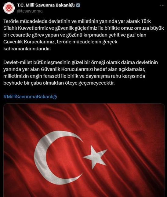 MSBden güvenlik korucuları açıklaması