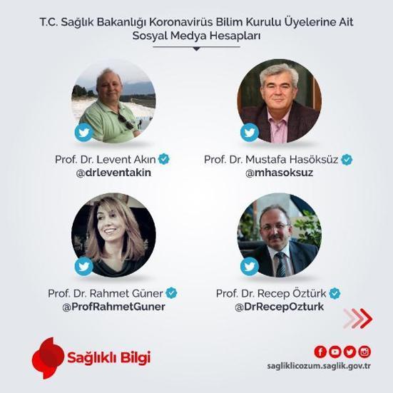 Sağlık Bakanlığından, Bilim Kurulu üyeleri için sahte hesap uyarısı