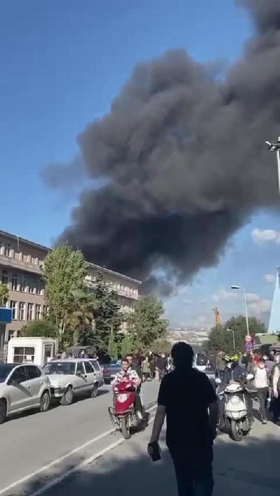 Son dakika... İstanbul Çapa Tıp Fakültesi Hastanesi inşaatında yangın