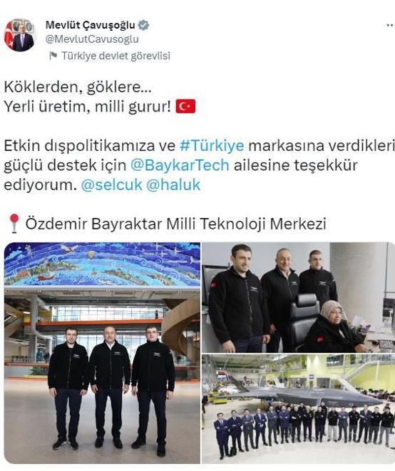 Bakan Çavuşoğlundan Baykara ziyaret