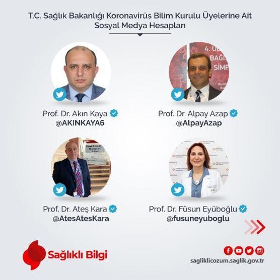 Sağlık Bakanlığından, Bilim Kurulu üyeleri için sahte hesap uyarısı
