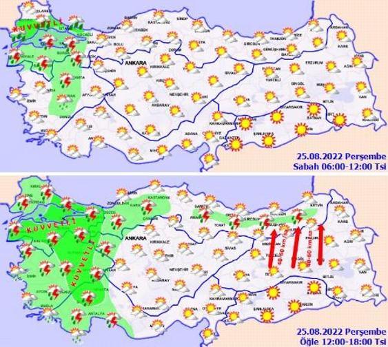 Meteoroloji son hava durumu tahminlerini paylaştı İstanbul dahil 17 kente sarı uyarı