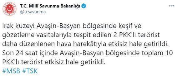 Son dakika... Avaşin-Basyan bölgesinden yeni haber Sayı 10a yükseldi