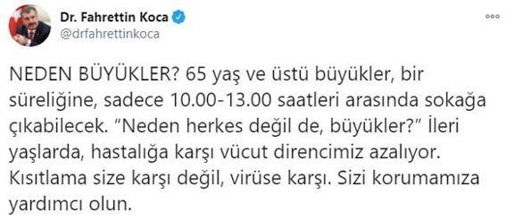Son dakika... Yasaklara saatler kala Bakan Koca uyardı