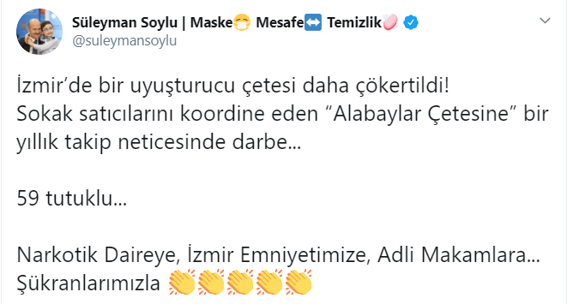 Son dakika Bakan Soylu açıkladı: Alabaylar Çetesi çökertildi