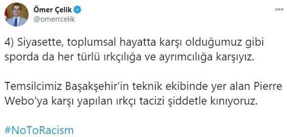 Son dakika... AK Partili Çelikten ırkçılık tepkisi