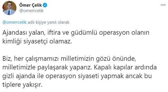 Son dakika... AK Partili Ömer Çelikten Ümit Özdağa tepki