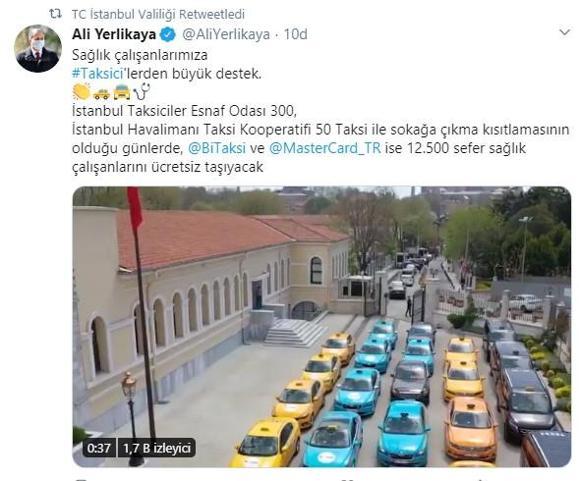 Son dakika I İstanbul Valisi duyurdu 12 bin 500 taksi ücretsiz taşıyacak