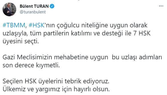 HSKda 7 yeni üye belli oldu