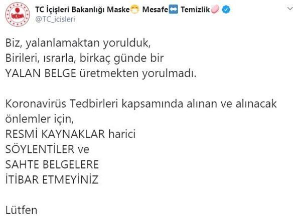 Son dakika... Sahte koronavirüs belgesine soruşturma açıldı