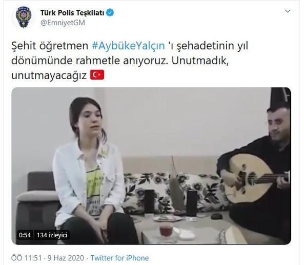 Son dakika... Emniyet Genel Müdürlüğünden Aybüke öğretmen paylaşımı