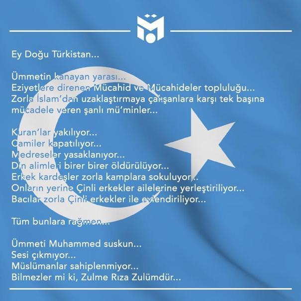 Mesut Özilden Doğu Türkistana destek mesajı