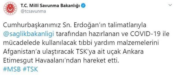 Son dakika: Cumhurbaşkanı Erdoğan talimatı verdi, uçak Ankaradan havalandı