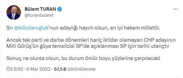 Kılıçdaroğlunun adaylığına AK Partiden ilk yorum