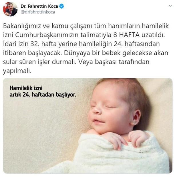 Son dakika: Sağlık Bakanı açıkladı İzin süreleri uzatıldı