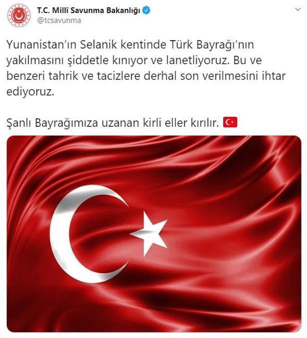 Son dakika...MSBden çok sert tepki: Şanlı Bayrağımıza uzanan kirli eller kırılır