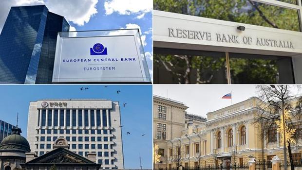 Merkez bankaları nisanda temkinli davrandı