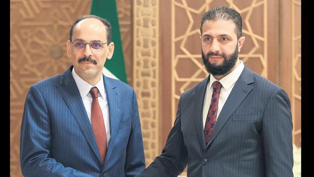 MİT Başkanı Kalın, Şara ile görüştü