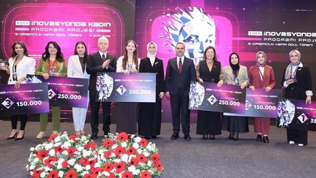 KADEM’in İnovasyonda Kadın Projesi'nde ödüller sahiplerini buldu