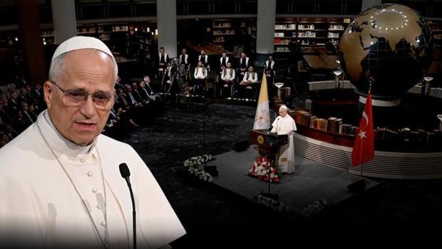 Papa, dünyanın en büyük üçüncü kütüphanesinde konuştu