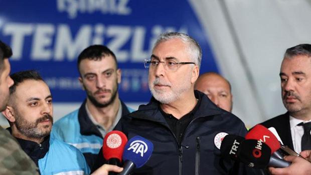 Bakan Işıkhan, 1 Mayıs`ı işçilerle karşıladı