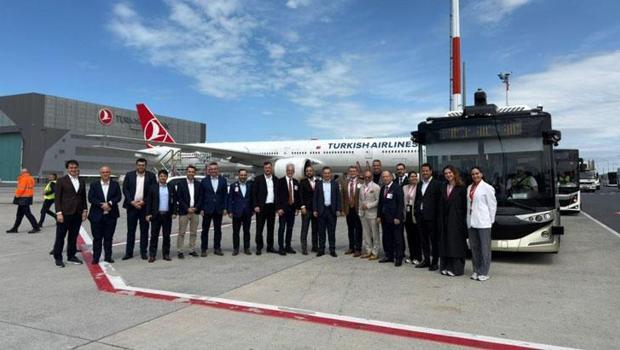 THY`nin otonom otobüslerinin testleri İstanbul Havalimanı’nda yapıldı