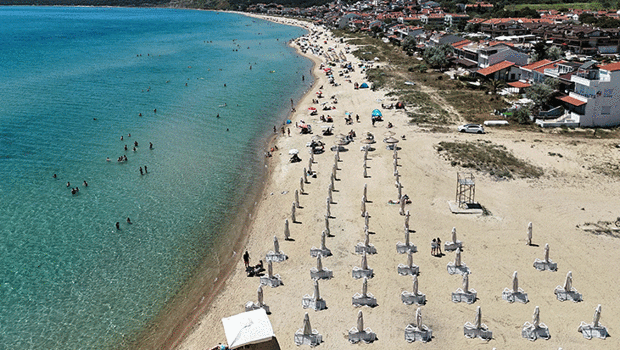 Saros Körfezi’ndeki sahillerde bayram yoğunluğu! `Rezervasyon oranımız yüksek`