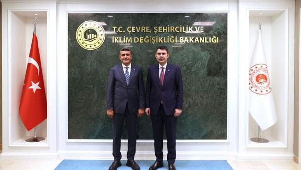 Bakan Kurum, Haymana ve Gölbaşı belediye başkanlarını kabul etti