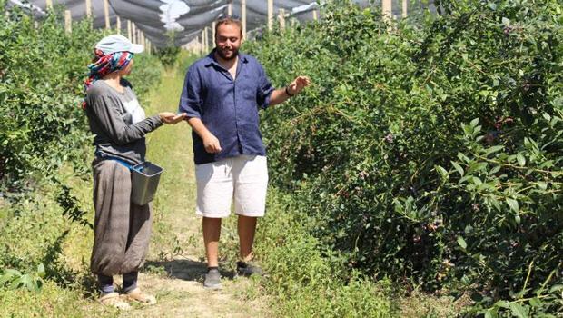 Çin`den döndü, ailesinin atıl arazisini |||ihracat||| bahçesine dönüştürdü