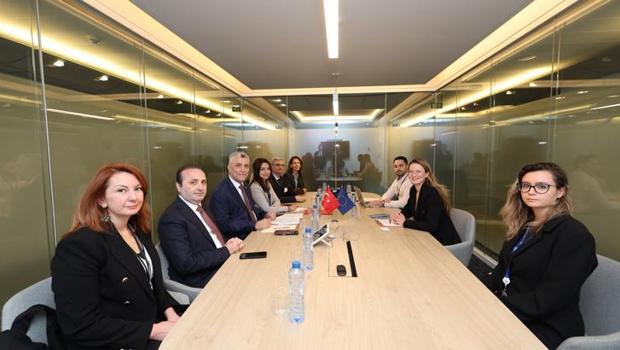Bakan Bolat, Brüksel`de Tsvetelina Penkova ile görüştü