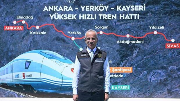 Bakan Uraloğlu duyurdu: Hızlı tren müjdesi! Ankara-Kayseri arası kısalıyor