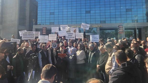 'C plaka' sahibi servisçilerden basın açıklaması