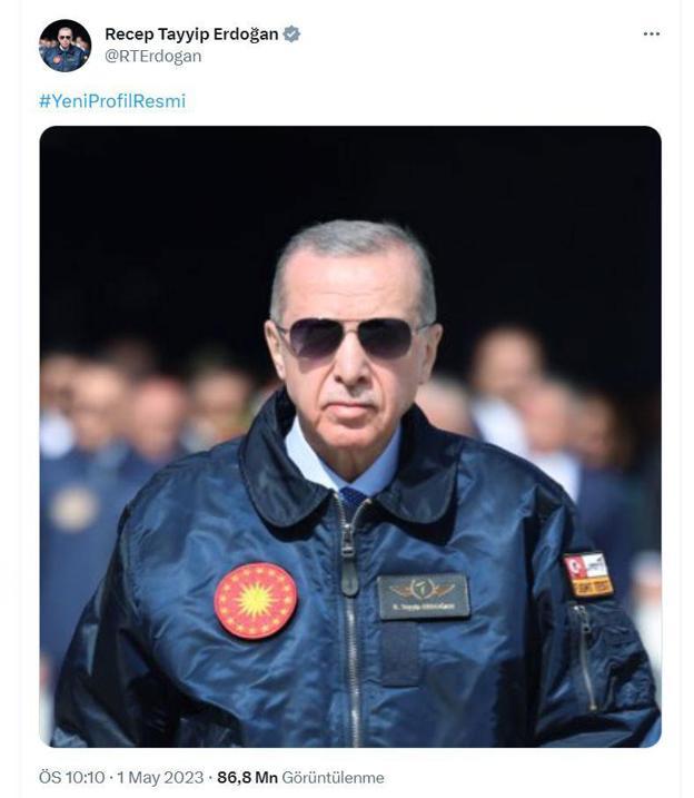 Cumhurbaşkanı Erdoğan, profil fotoğrafını değiştirdi