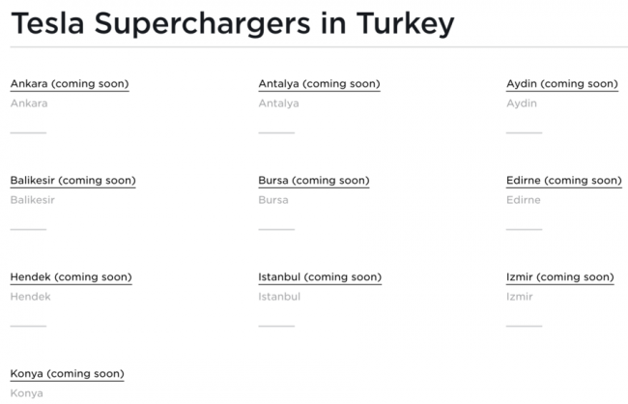 Tesladan Türkiye hamlesi 10 şehirde kuracak