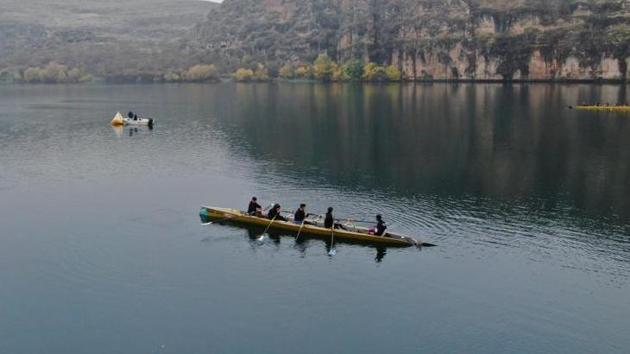 Adıyaman’da kürek maratonu heyecanı yaşandı