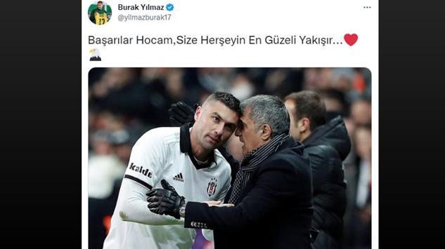 Burak Yılmazdan Şenol Güneş paylaşımı