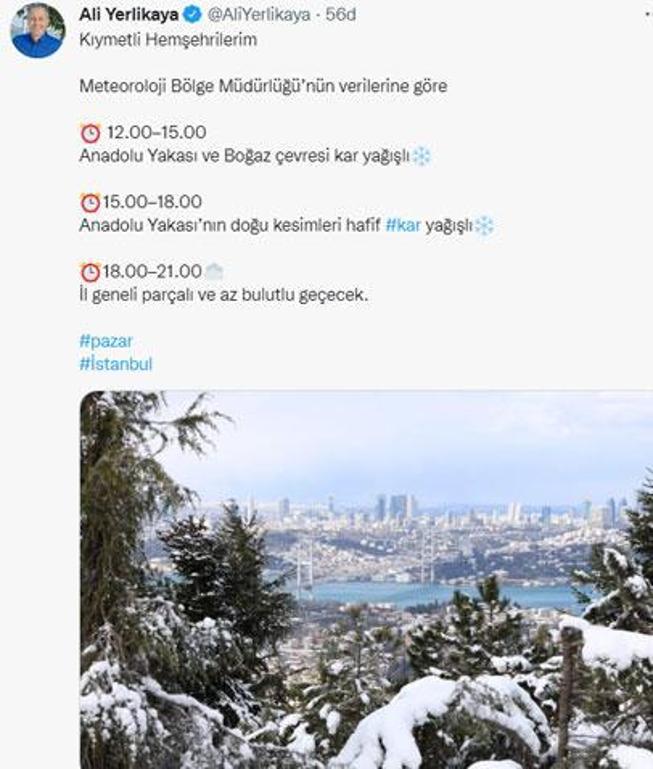 Son dakika... Vali Yerlikaya duyurdu, bu saatlere dikkat İstanbul için yeni kar uyarısı