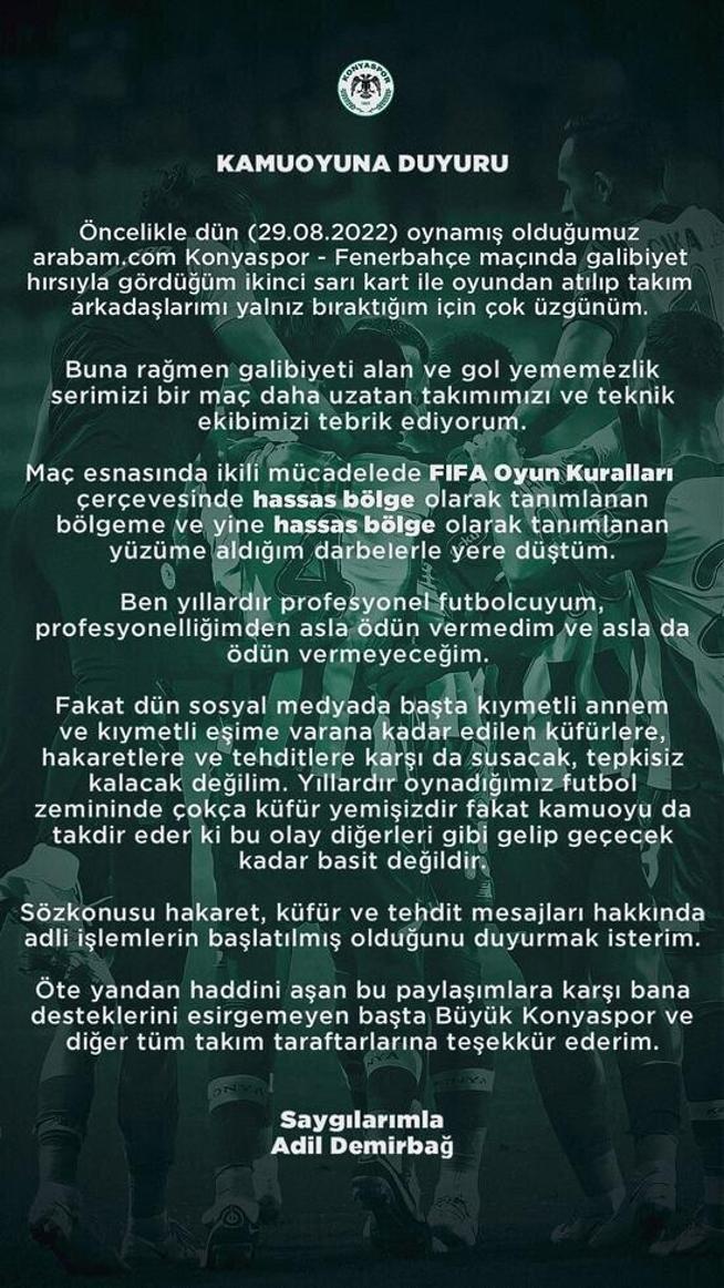 Adil Demirbağ: Tehditlere karşı susacak değilim