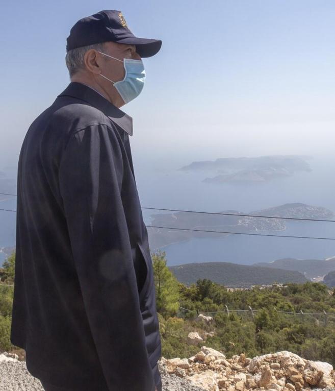 Son dakika... Bakan Akar Kaşta Flaş Meis Adası çağrısı