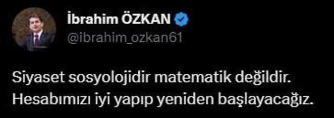 İYİ Partiden seçim sonuçlarına ilişkin ilk açıklama: Tebrikler Recep Tayyip Erdoğan