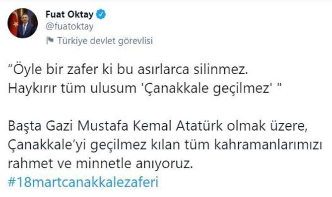 Cumhurbaşkanı Yardımcısı Oktay: Öyle bir zafer ki bu, asırlarca silinmez