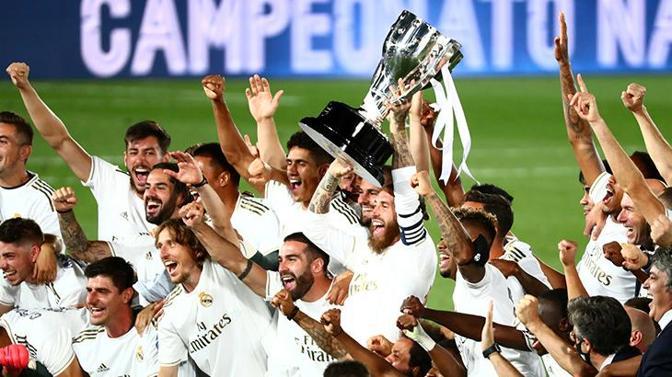 La Liga şampiyonu Real Madrid kupa sayısını 91e çıkardı