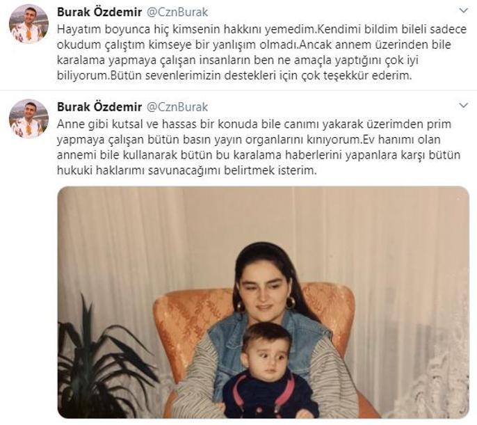 Son dakika... CZN Buraktan annesiyle ilgili iddialara açıklama